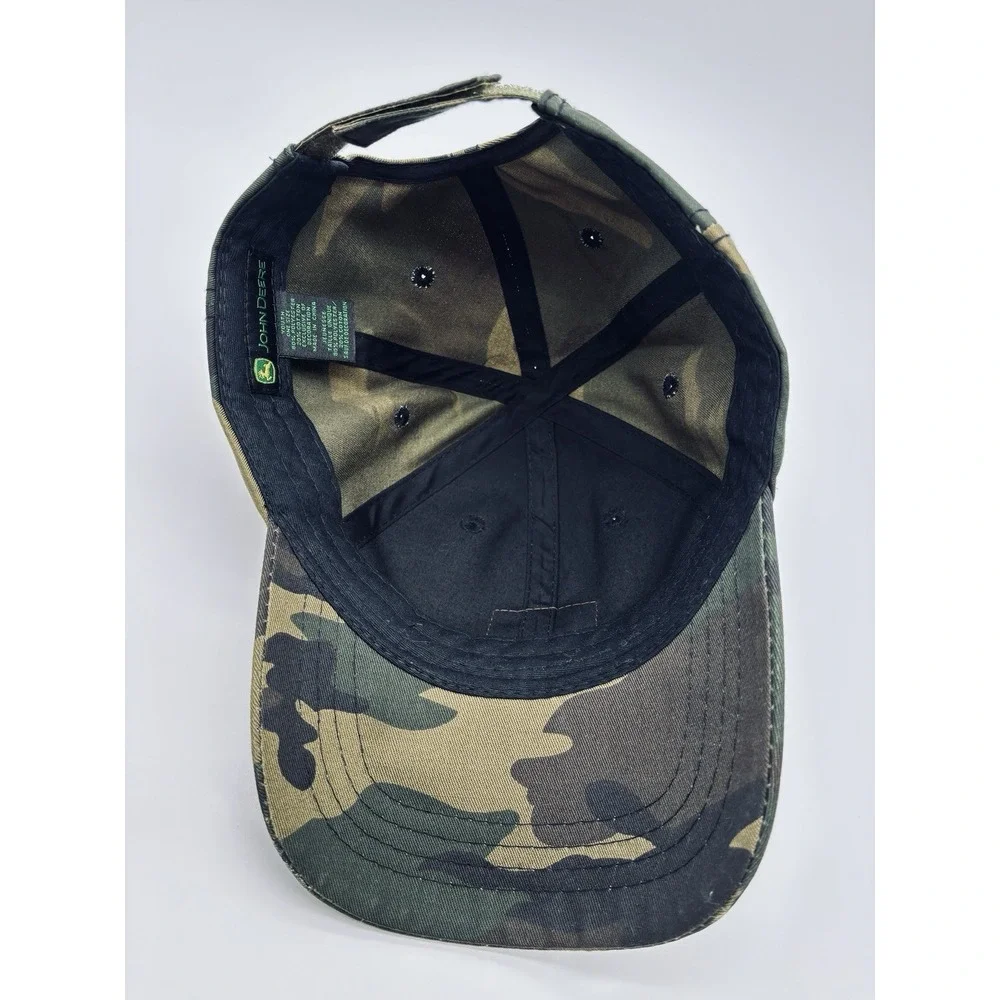 John Deere Camo Hunters Cap Youth Adjustable One Size
